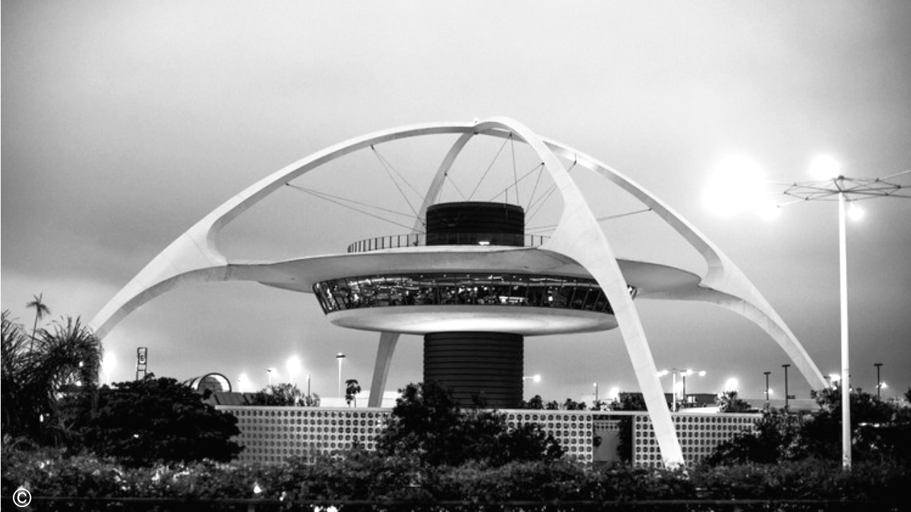 Los Angeles International Airport Theme Building, 1962